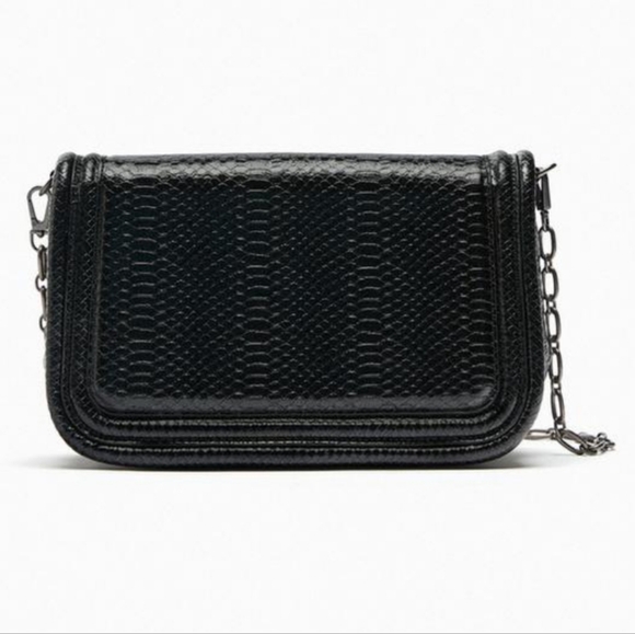 Zara Crossbody Black Elegant Party Bag - Picture 5 of 5